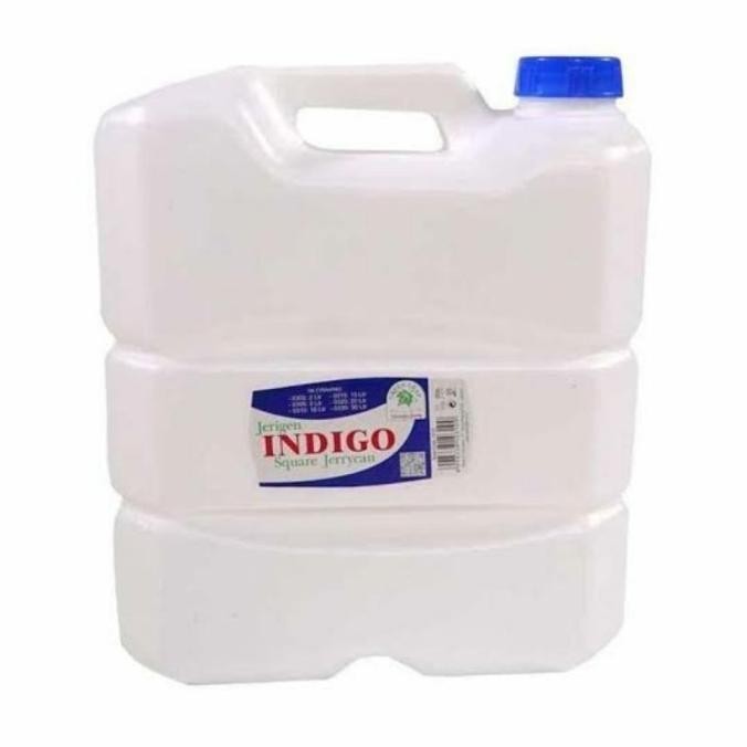 Jerigen Air Segi 10 Liter Indigo Dirigen Plastik Green Leaf 0310