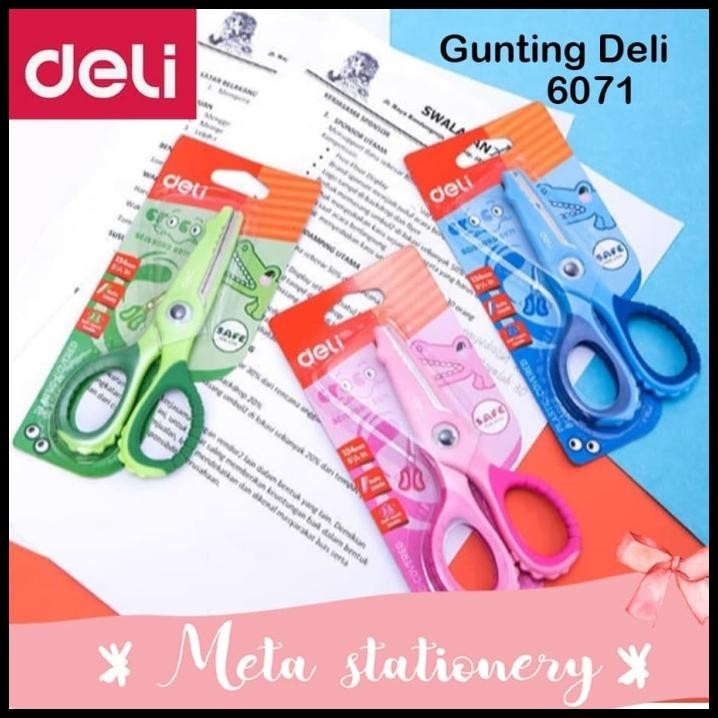 

HOT DEAL GUNTING ANAK / SCISSORS CROCO DELI SOFT E6071 !!!!!!!