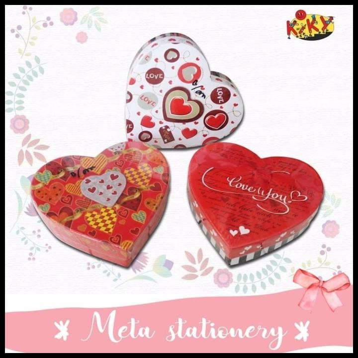 

HOT DEAL KOTAK KADO / KOTAK LOVE KIKY (MOTIF RANDOM) !