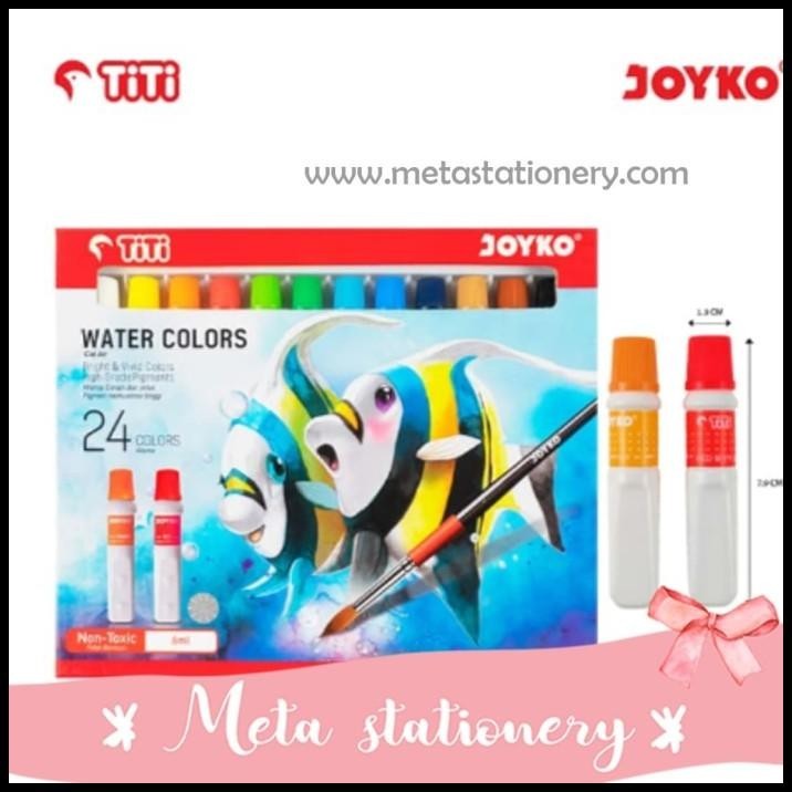 

DISKON WATER COLOR / CAT AIR TITI WC-6ML-24C / 24 WARNA / COLORS !!!!!