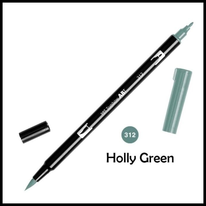 

BEST DEAL ABT TOMBOW DUAL BRUSH PEN ART MAKER 312 HOLLY GREEN !!!!!