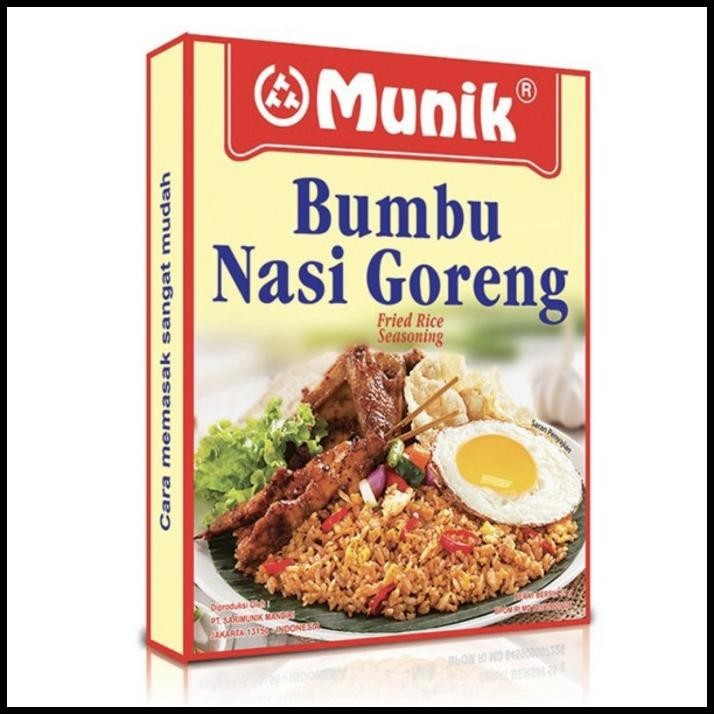 

GRATIS ONGKIR BUMBU MUNIK NASI GORENG 115 GRM BUMBU MASAK NASI GORENG PASTI ENAK !!