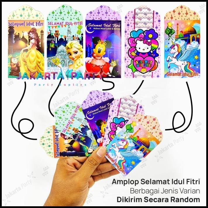 

HOT DEAL AMPLOP LEBARAN / ANGPAO LEBARAN / AMPLOP IDUL FITRI KARAKTER / AMPLOP !