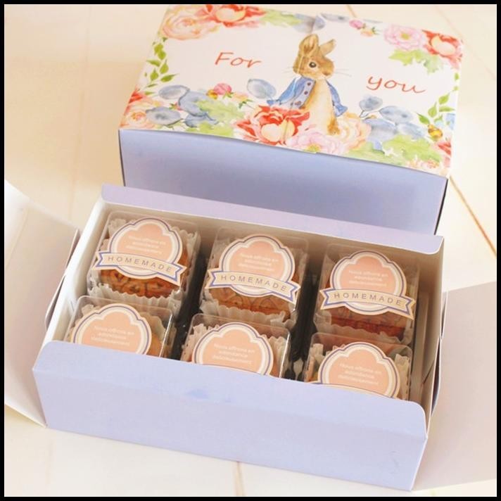 

GRATIS ONGKIR BOX PACKAGING COOKIES NATAL HADIAH KADO SOUVENIR MOTIF RABBIT !!!!!!