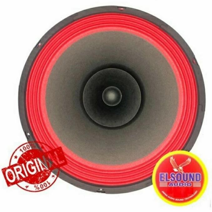 Promo Speaker Full Range Corong Merah Hitam Original Elsound 12 Inch W