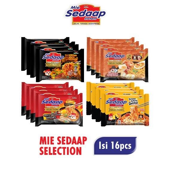 

BIG SALE SEDAAP MIE INSTAN 16 PCS MIX FLAVORS KOREAN SERIES & SINGAPORE LAKSA !!!!!