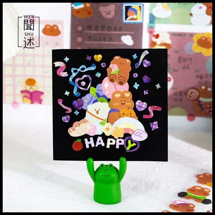 

DISKON STICKER BEAR ISI 1 LEMBAR DAILY LIFE OF BEAR STICKER LUCU STIKER ANAK !!!!!!