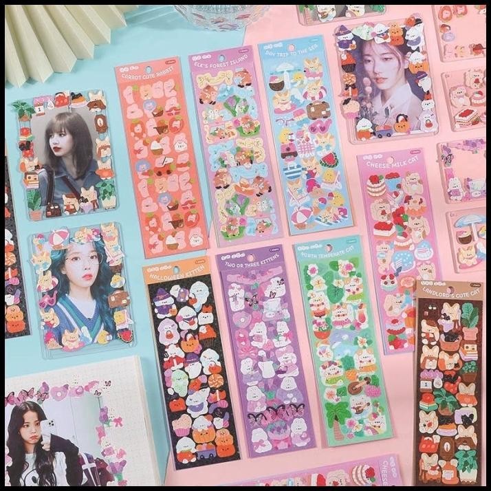 

TERBARU STICKER LUCU KUCING STIKER DECO JURNAL CAT CUTE STICKERS DECORATIVE !!!!!