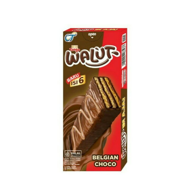 

Tango Walut Wafer Cokelat Belgian Box 90 g