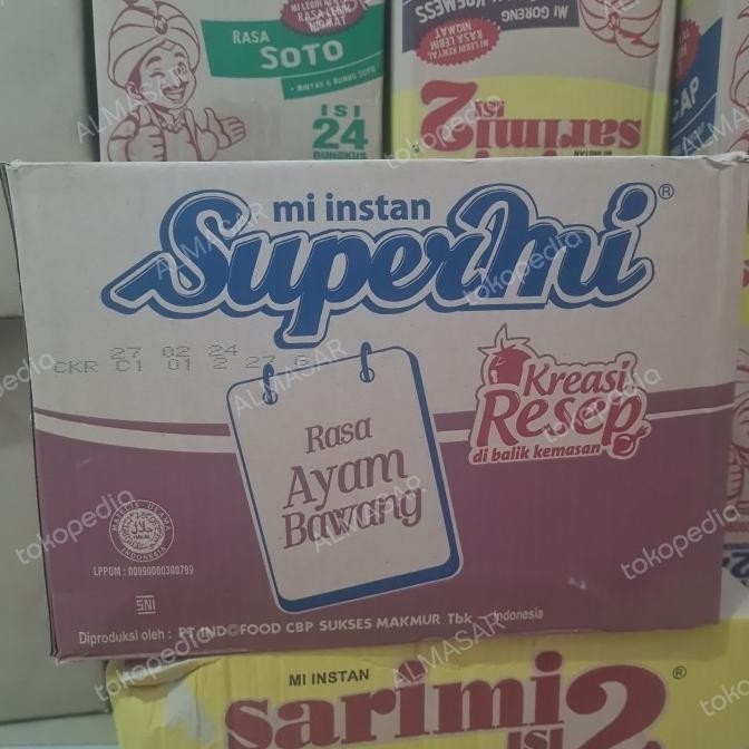 

TERBARU SUPERMI AYAM BAWANG 1 DUS !!!!!