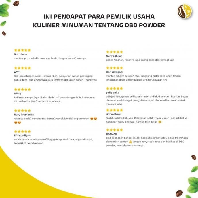 

BIG SALE BUBUK MINUMAN PREMIUM KLEPON - POWDER PREMIUM COCONUT GREEN CAKE !!!!!