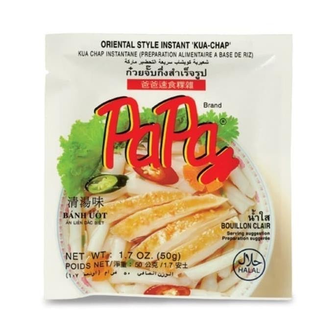 

BIG SALE PAPA KUA-CHAP THAILAND ORIENTAL STYLE INSTANT 1 DUS ( 30 PCS ) KUACHAP !!!!!