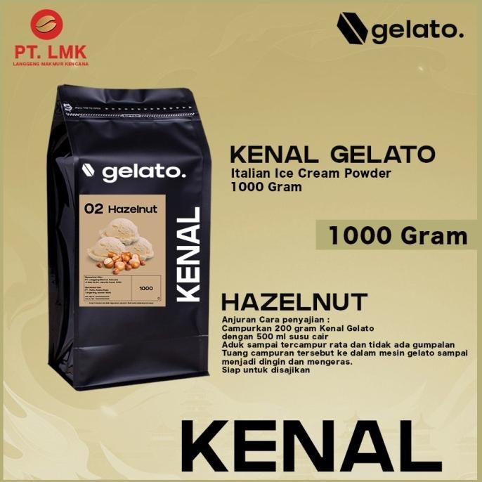 

NEW PRODUK KENAL GELATO ITALIAN ICE CREAM POWDER PREMIX BUBUK 1 KG !!!!!