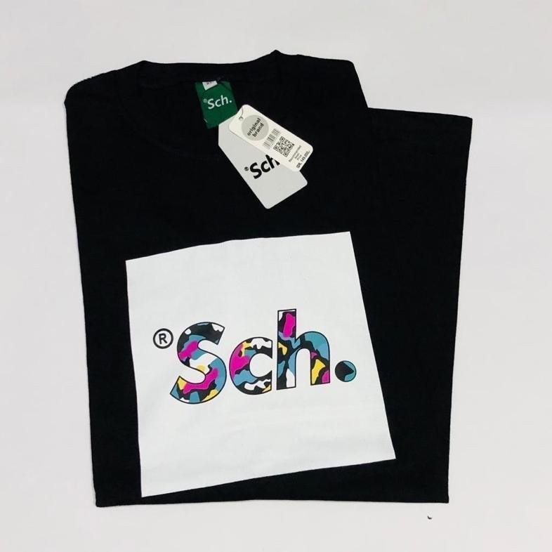 Kaos Viral Distro Original Sch Block Dtf Premium Pria Wanita Terlaris