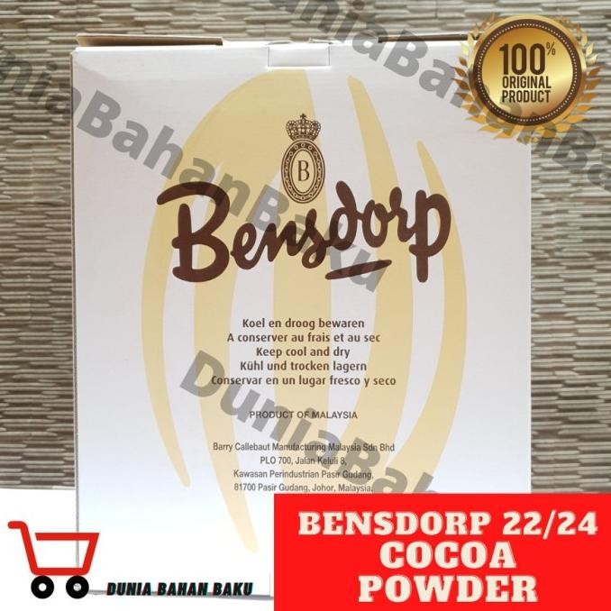 

COKLAT BUBUK 22/24 "QUEEN ANNA" BENSDORP 1 kg Kemasan Alufoil GROSIR