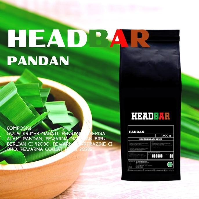 

TERBARU HEADBAR POWDER PANDAN 1000 GRAM !!!!!