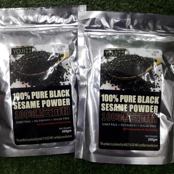 

TERBARU 100% PURE BLACK SESAME POWDER 300G !!!!!