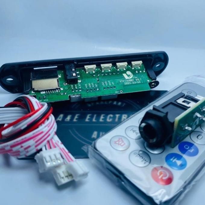 Grosiran Murah Modul Kit Mp3 Bluetooth Plus Fm Radio+Soket Mic Vire