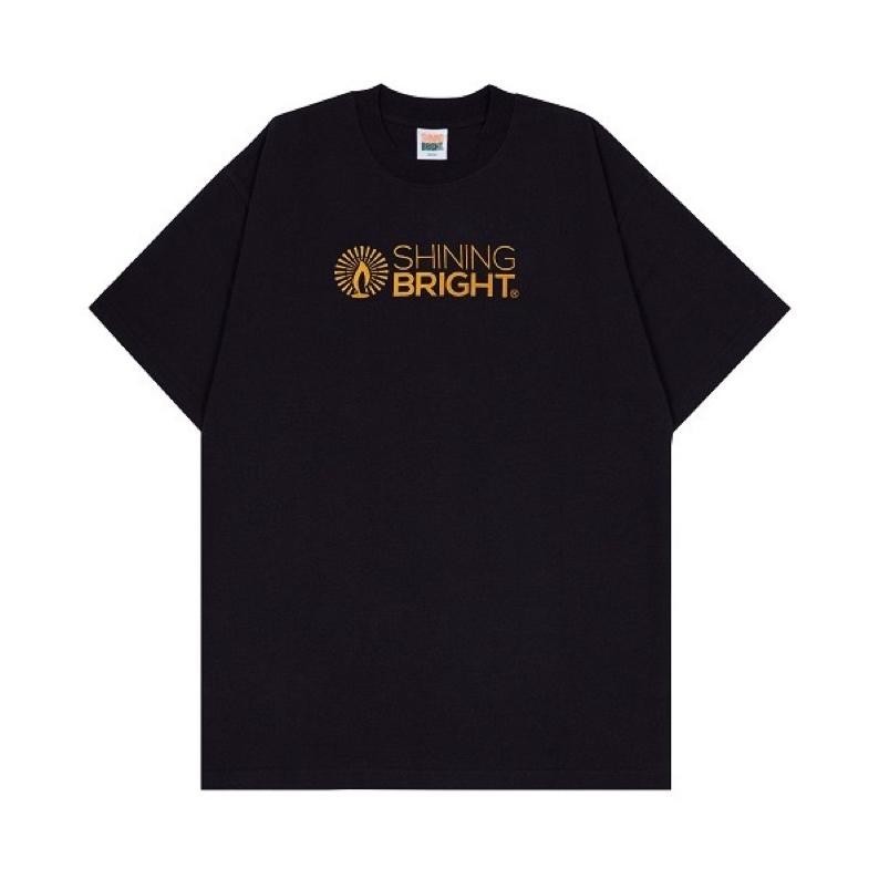 Kaos Baju Shining Bright Vibrant Og Gold T-Shirt Black Original Anak Dewasa Terbaru