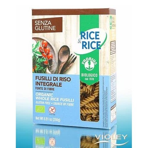 

NEW PRODUK RICE & RICE ORGANIC WHOLE RICE FUSILLI 250 G - PASTA ORAGANIK !!!!!