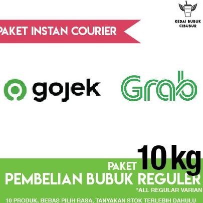 

READY STOCK PAKET MINUMAN BUBUK REGULER 10KG GOJEK/GRAB !!!!!