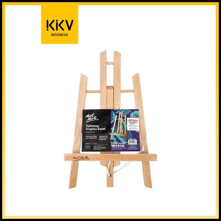 

GRATIS ONGKIR KKV MONT MARTE BEECH DISPLAY EASEL TRIPOD STAND KANVAS LUKIS KAYU !