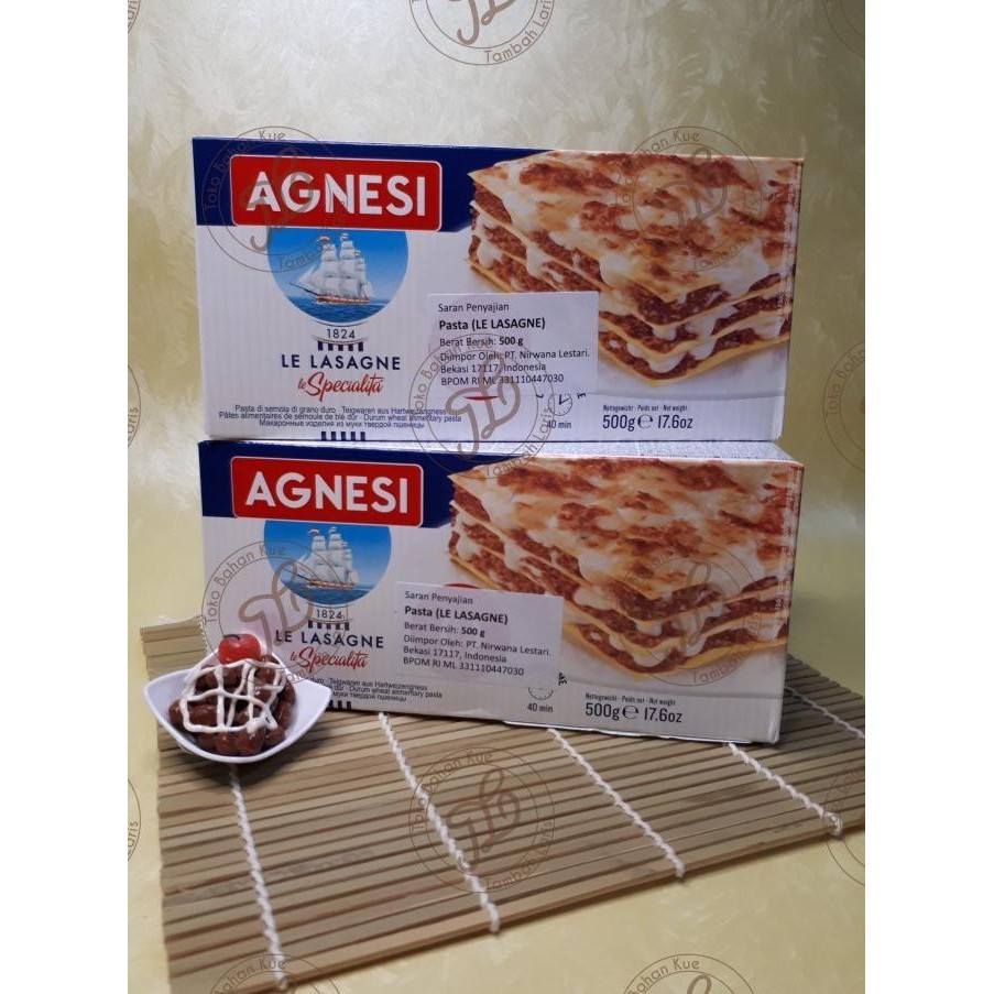 

BIG SALE LASAGNA MENTAH AGNESI 500 GRAM !!!!!
