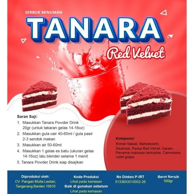 

READY STOCK RED VELVET POWDER 1KG - BUBUK MINUMAN PREMIUM 1KG - BANDAR POWDER !!!!!