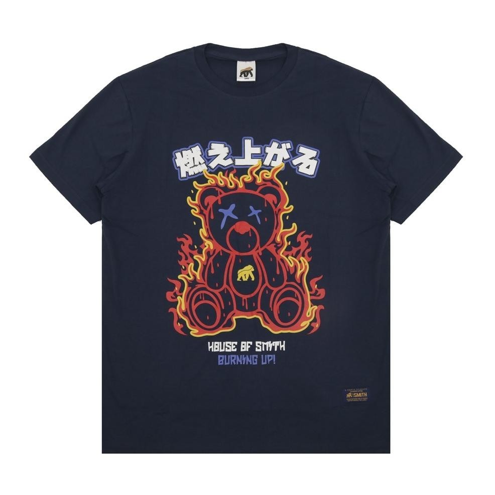 Kaos Baju House Of Smith T-Shirt Bornfire Blue Original Anak Dewasa Terbaru