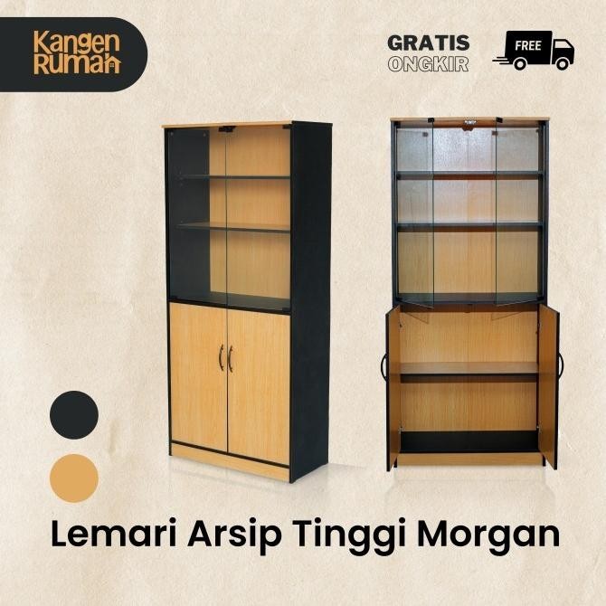 

Lemari Arsip Kantor Lemari Arsip Kabinet Pintu Kaca Sbc 404 P- Beech Kualitas Premium