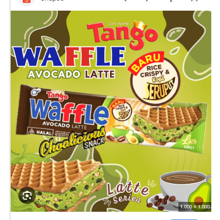 

Tango Waffle Avocado Latte 25gr Original