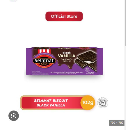 

Wafer Selamat Black Vanilla 102gr Original