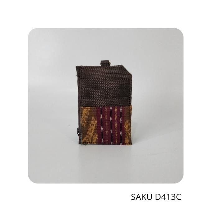 

Card Holder 4 Slot Saku Polyester Cokelat Tenun Ntt D415 Kualitas Premium