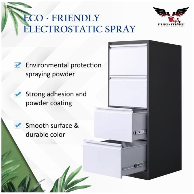 

Filling Cabinet / Lemari Arsip / Lemari Arsip Besi 4 Laci Fc-D4 Premium Murah Baru