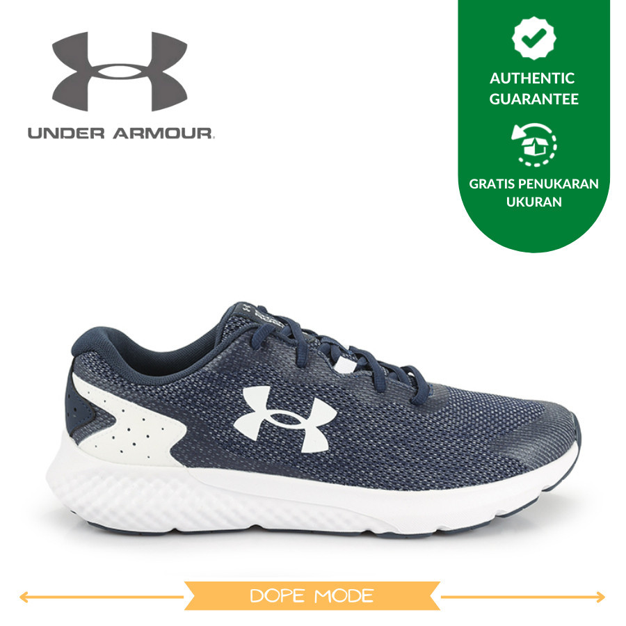 Under Armour Charged Rogue 3 Knit Original Sepatu Sneakers Pria 77514