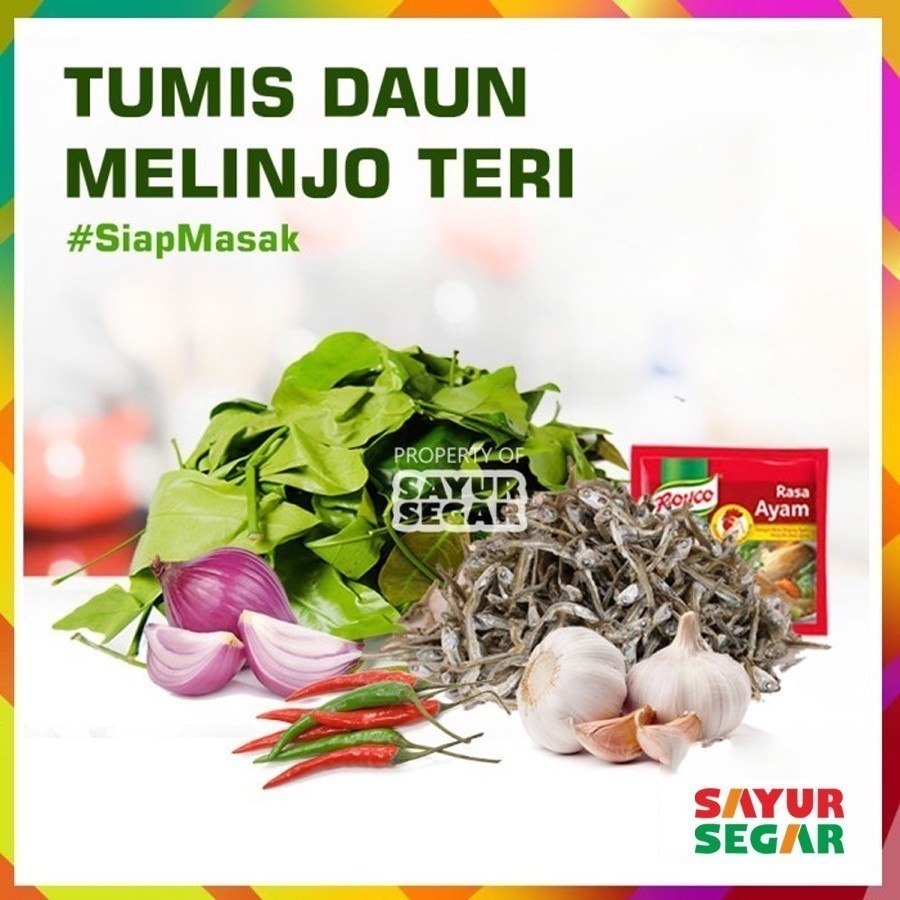 

Paket Tumis Teri Tawar Daun Melinjo 1 Pack Siap Masak