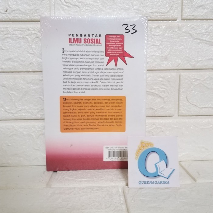 Buku Original Pengantar Ilmu Sosial - Dadang Supardan