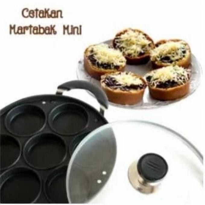 Cetakan Martabak Mini 7 Lubang/Cetakan Kue 7 Lubang