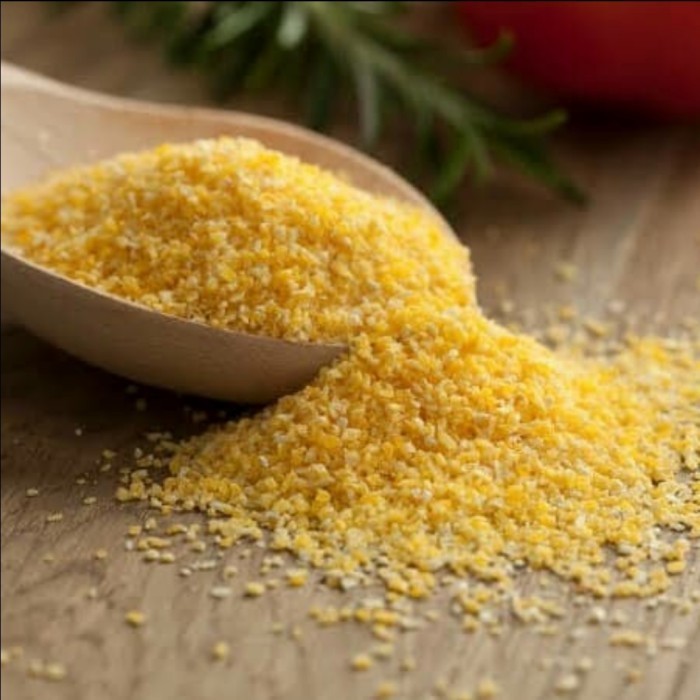 

Adlian Polenta Coarse 1 Kg /Polenta (Tepung Jagung Kasar Tanpa Gluten) 1 Kg