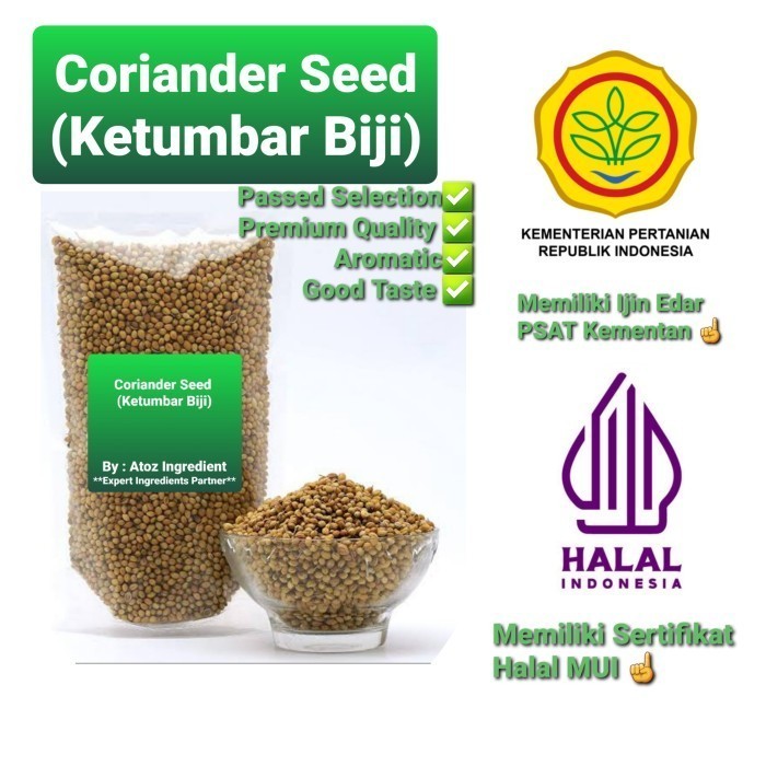 

Adlian Coriander Seed 1 Kg / Biji Ketumbar 1 Kg