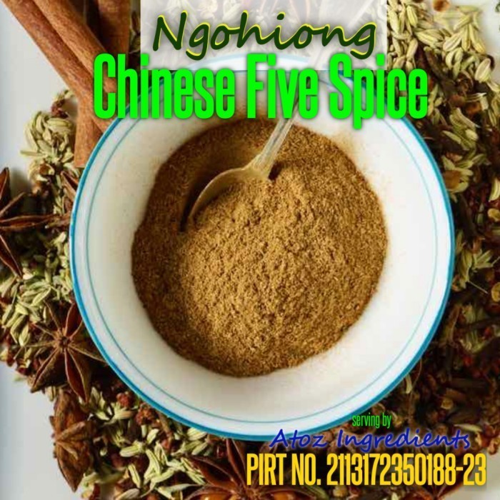 

Adlian Chinese Five Spice 100 Gram / Bumbu Ngo Hiong / Ngohiong 100 Gram