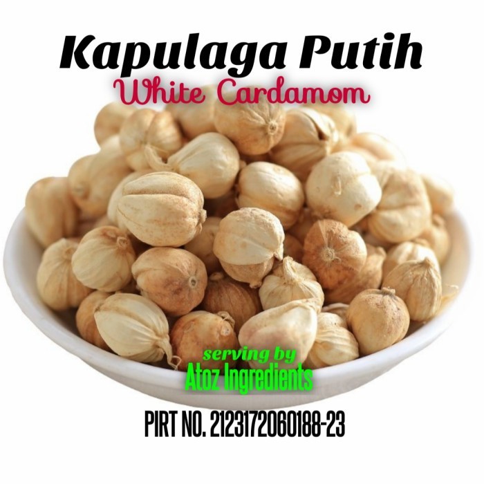 

Adlian Cardamon White - Local 100Gram/ Kapulaga Putih - Lokal 100Gram