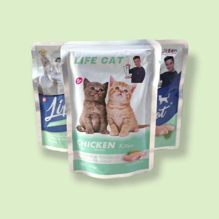 

Life Cat Sachet Pouch 85Gr 1 Dus Isi 24 Sachet