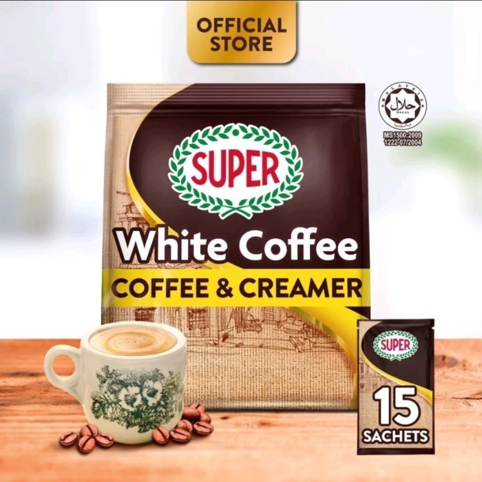 

White Coffee And Creamer