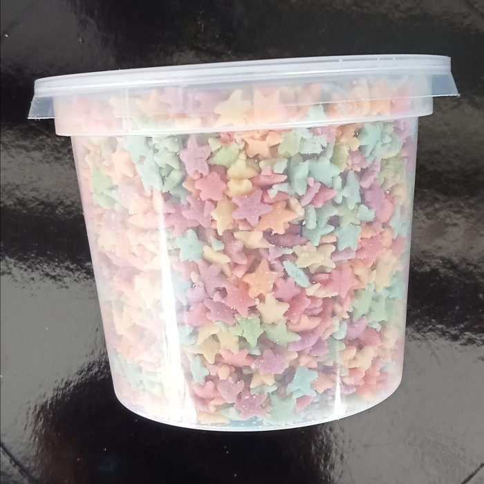 

Adlian Confety Pastel Start Shape Dekorasi Cake 100Gr