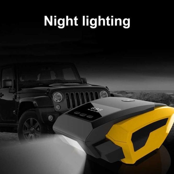 Inflator Taffware Pompa Angin Ban Mobil Elektrik Serba Guna 150Psi Led (Yarageza