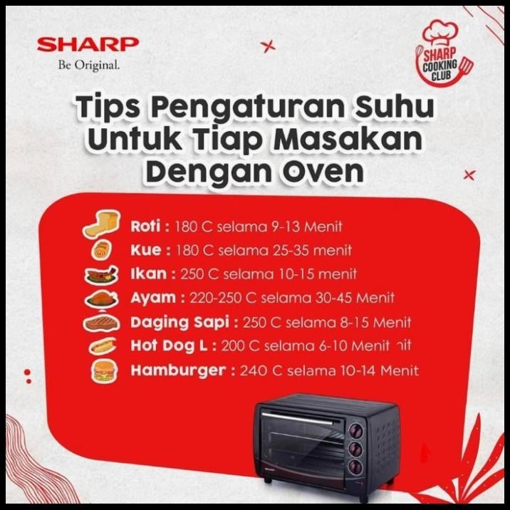 SHARP ELECTRIC OVEN EO-28LP(K) 28 LITER EO28LP EO28 28LP