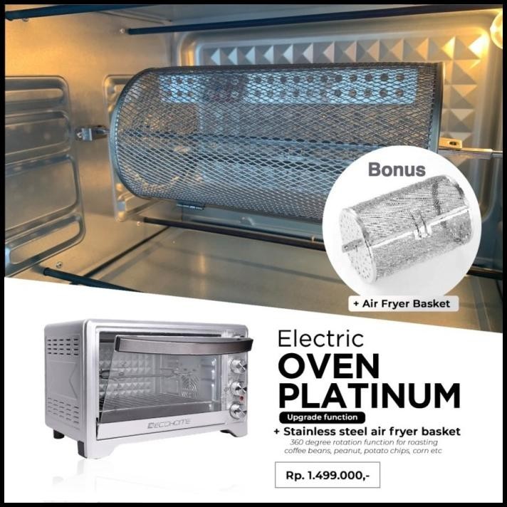 ECOHOME OVEN LISTRIK PLATINUM EOP-888/OVEN ECOHOME - 38 LITER