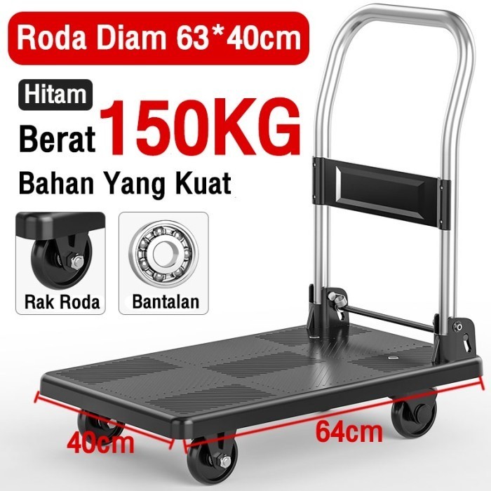 

Troli Barang Serbaguna 150 Kg Hand Truck Kuat Berkualitas