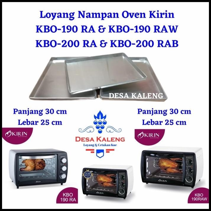 LOYANG OVEN LISTRIK KIRIN KBO-190RA |KBO-190RAW |KBO-200RA |KBO-200RAB